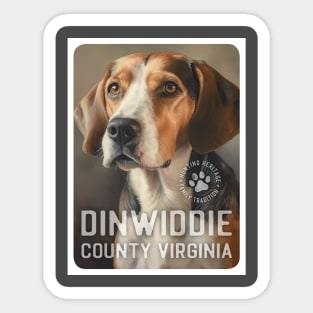 American fox hound *(English) hunting Dinwiddie, VA Sticker